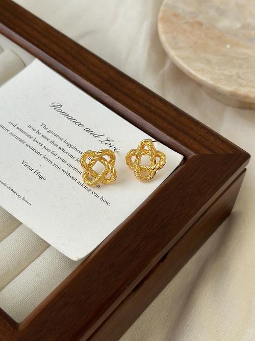 金耳环价格/黄金耳环2025新款爆款高级感